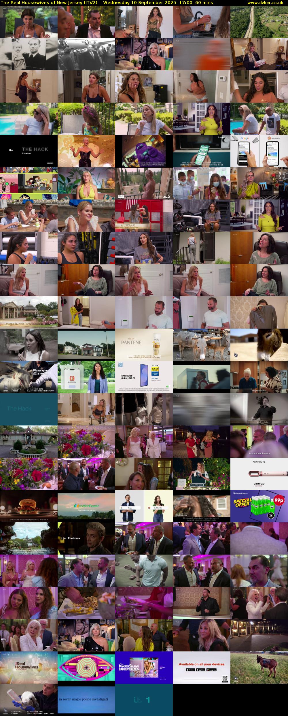 The Real Housewives of New Jersey (ITV2) Wednesday 10 September 2025 17:00 - 18:00