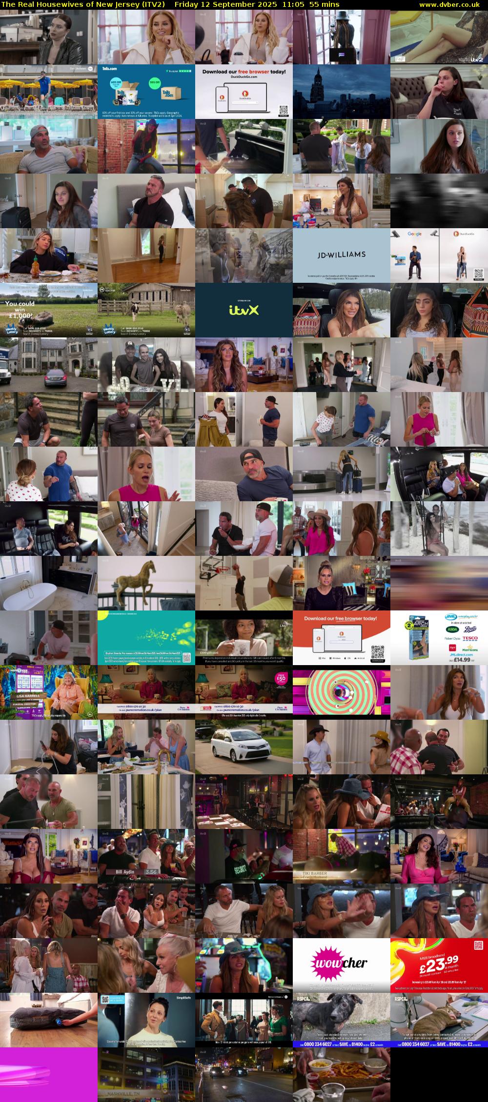 The Real Housewives of New Jersey (ITV2) Friday 12 September 2025 11:05 - 12:00