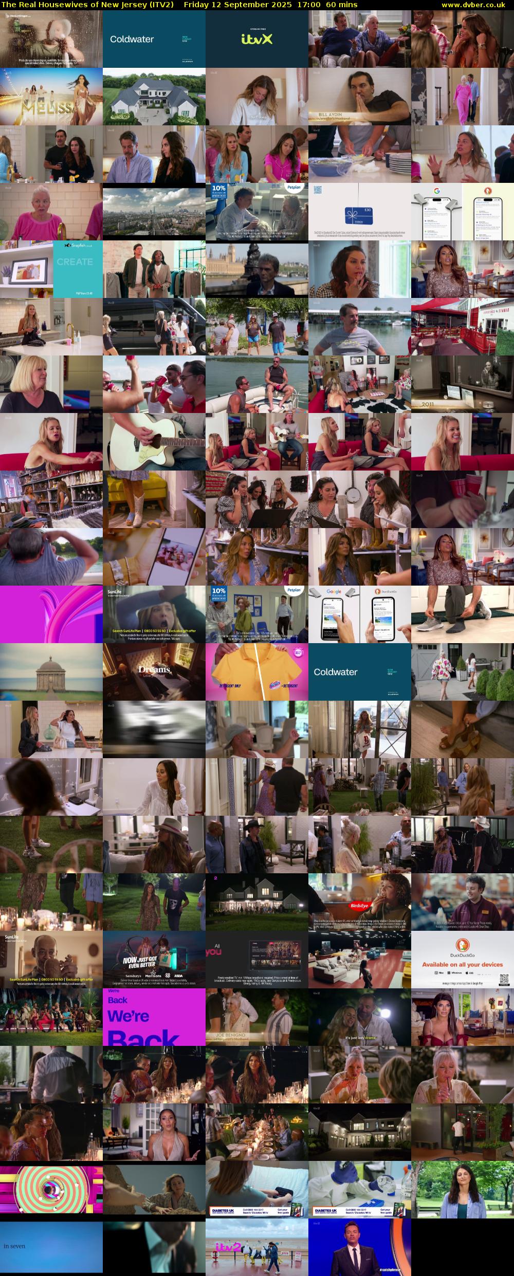 The Real Housewives of New Jersey (ITV2) Friday 12 September 2025 17:00 - 18:00