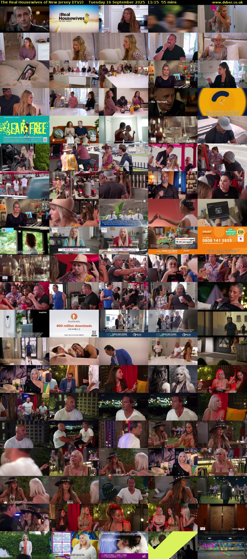The Real Housewives of New Jersey (ITV2) Tuesday 16 September 2025 11:15 - 12:10