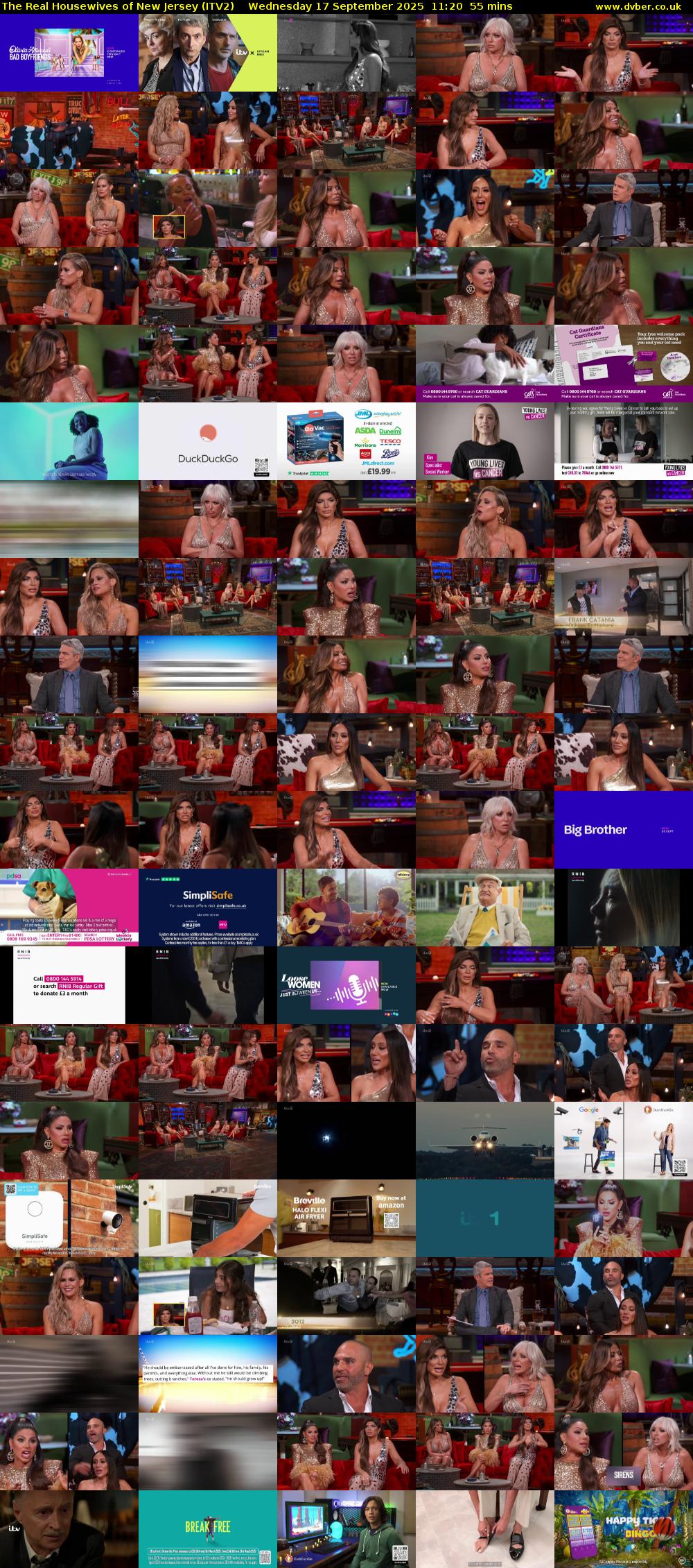 The Real Housewives of New Jersey (ITV2) Wednesday 17 September 2025 11:20 - 12:15
