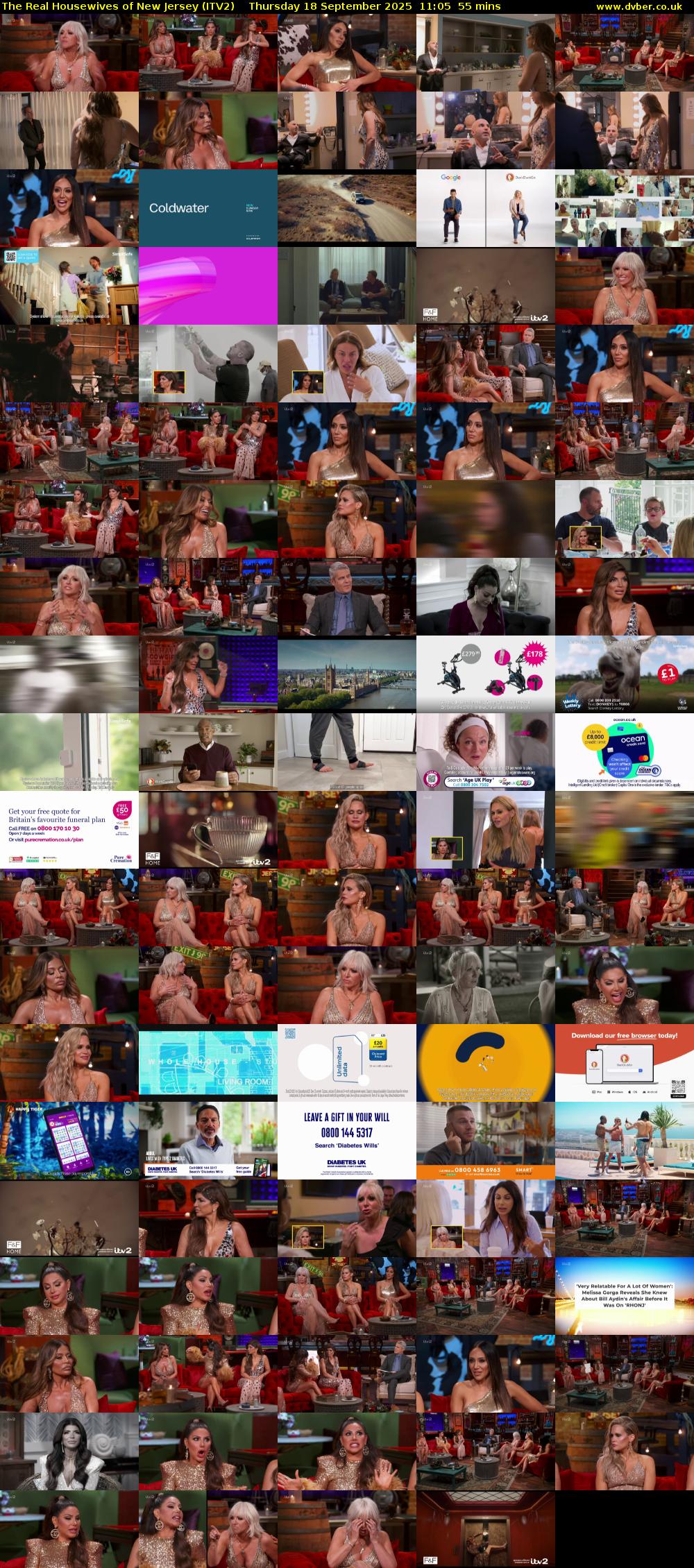 The Real Housewives of New Jersey (ITV2) Thursday 18 September 2025 11:05 - 12:00