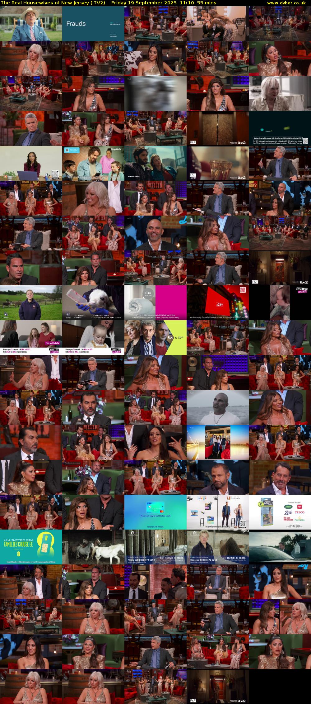 The Real Housewives of New Jersey (ITV2) Friday 19 September 2025 11:10 - 12:05