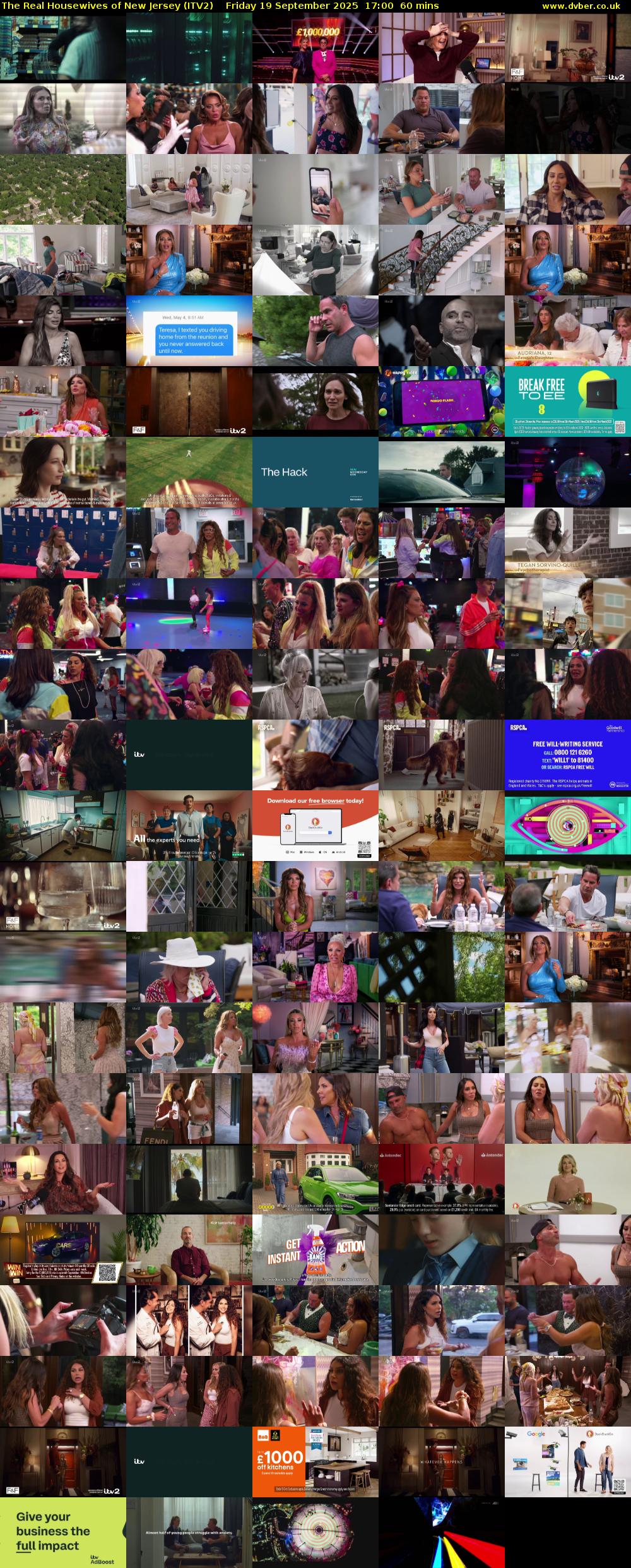 The Real Housewives of New Jersey (ITV2) Friday 19 September 2025 17:00 - 18:00