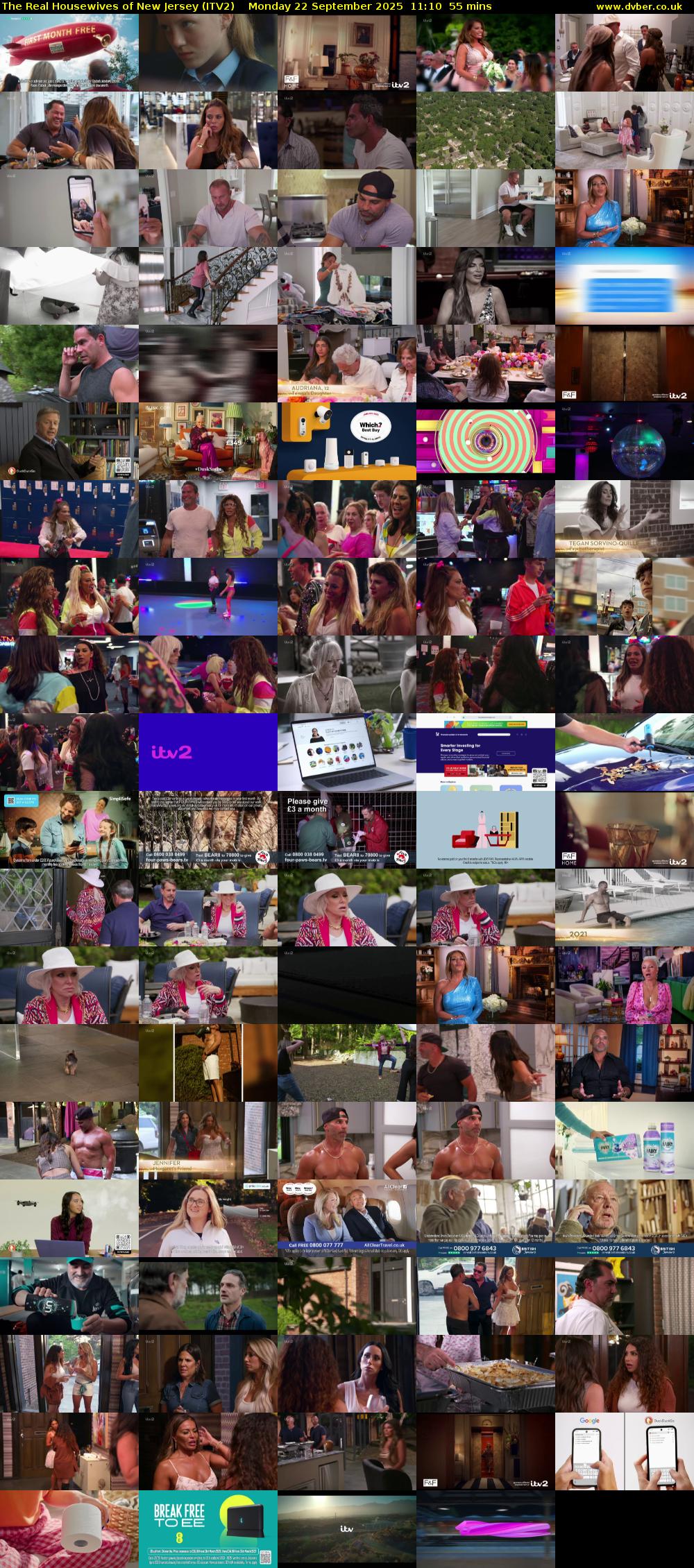 The Real Housewives of New Jersey (ITV2) Monday 22 September 2025 11:10 - 12:05