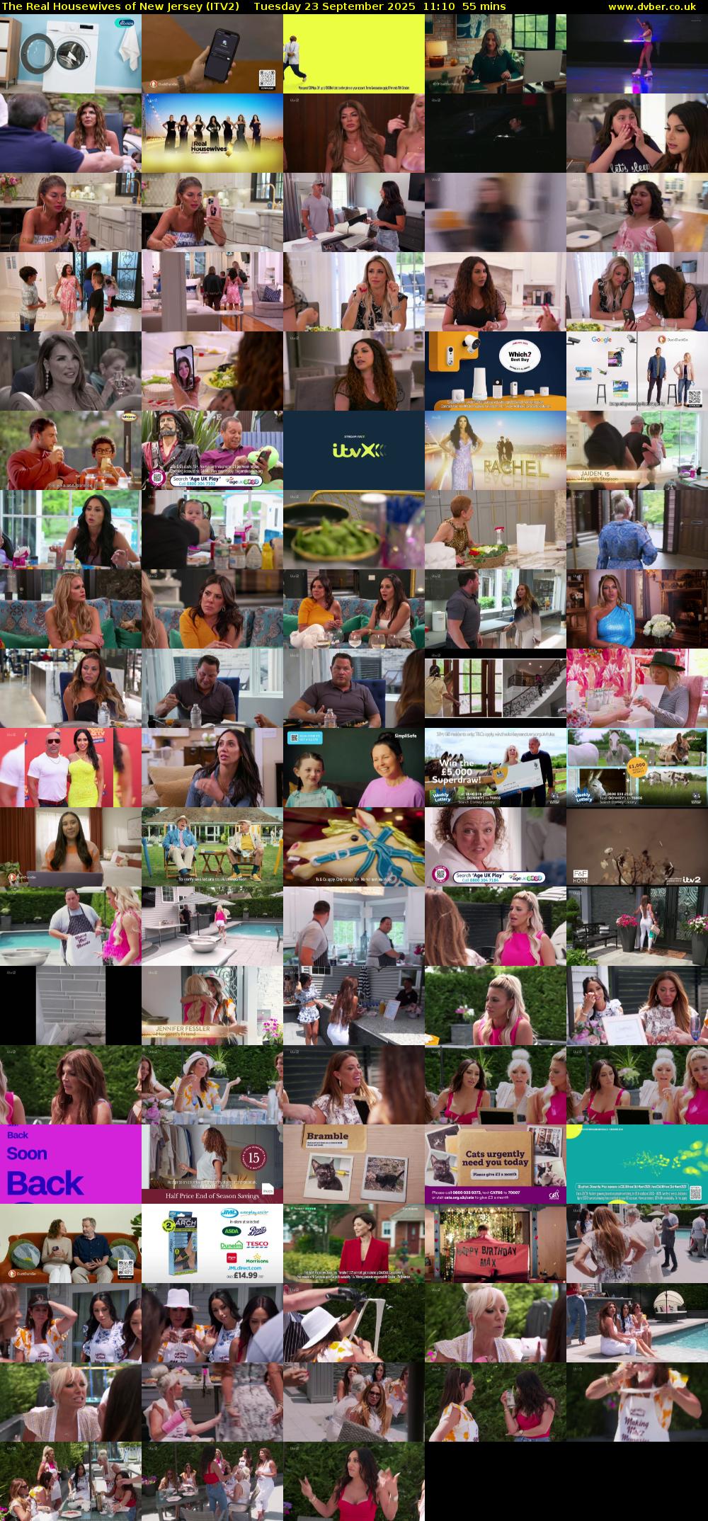 The Real Housewives of New Jersey (ITV2) Tuesday 23 September 2025 11:10 - 12:05