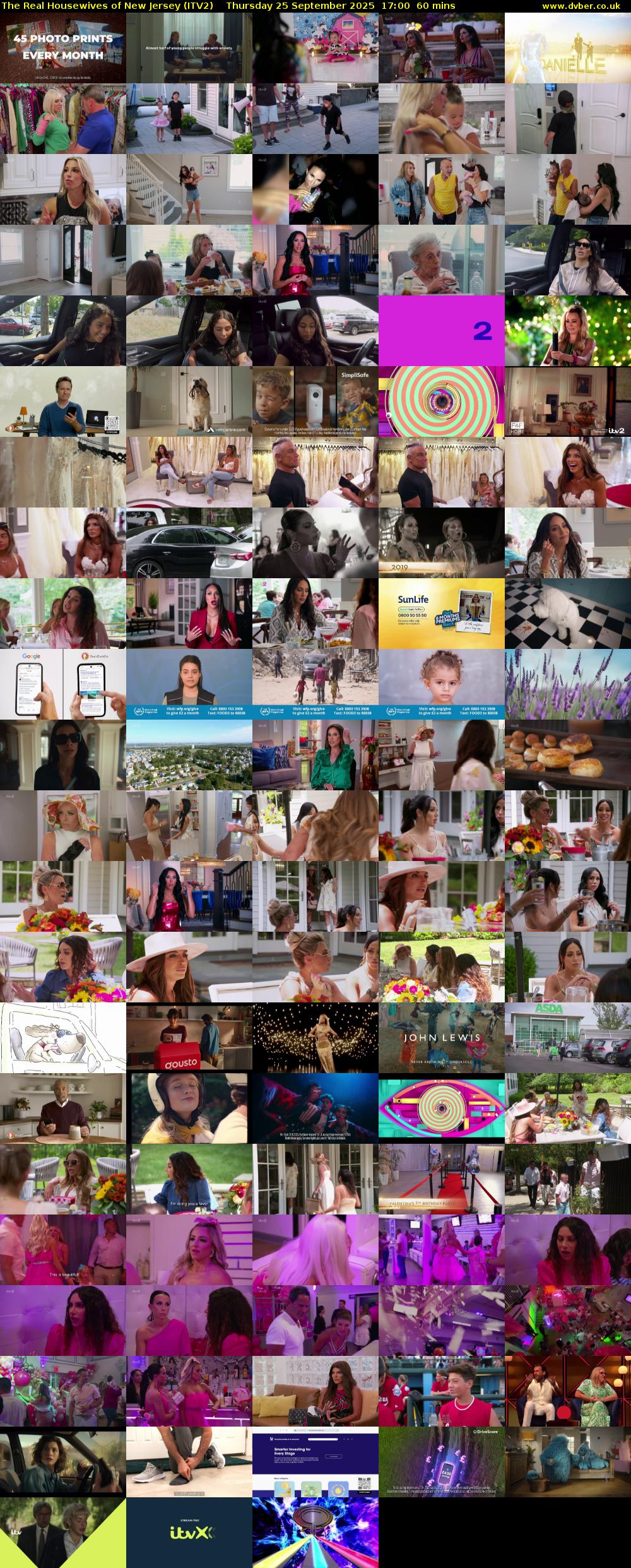 The Real Housewives of New Jersey (ITV2) Thursday 25 September 2025 17:00 - 18:00