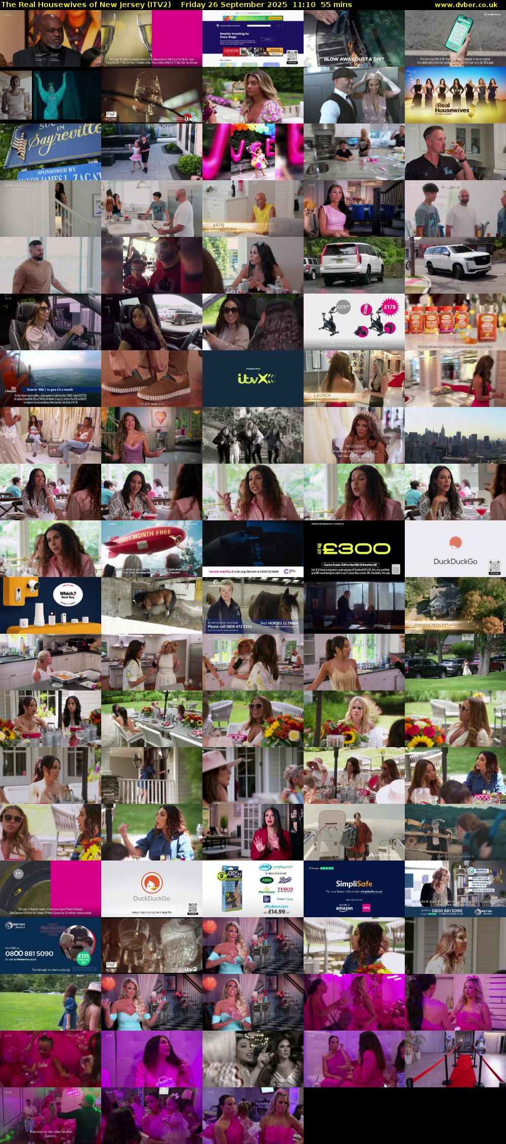 The Real Housewives of New Jersey (ITV2) Friday 26 September 2025 11:10 - 12:05