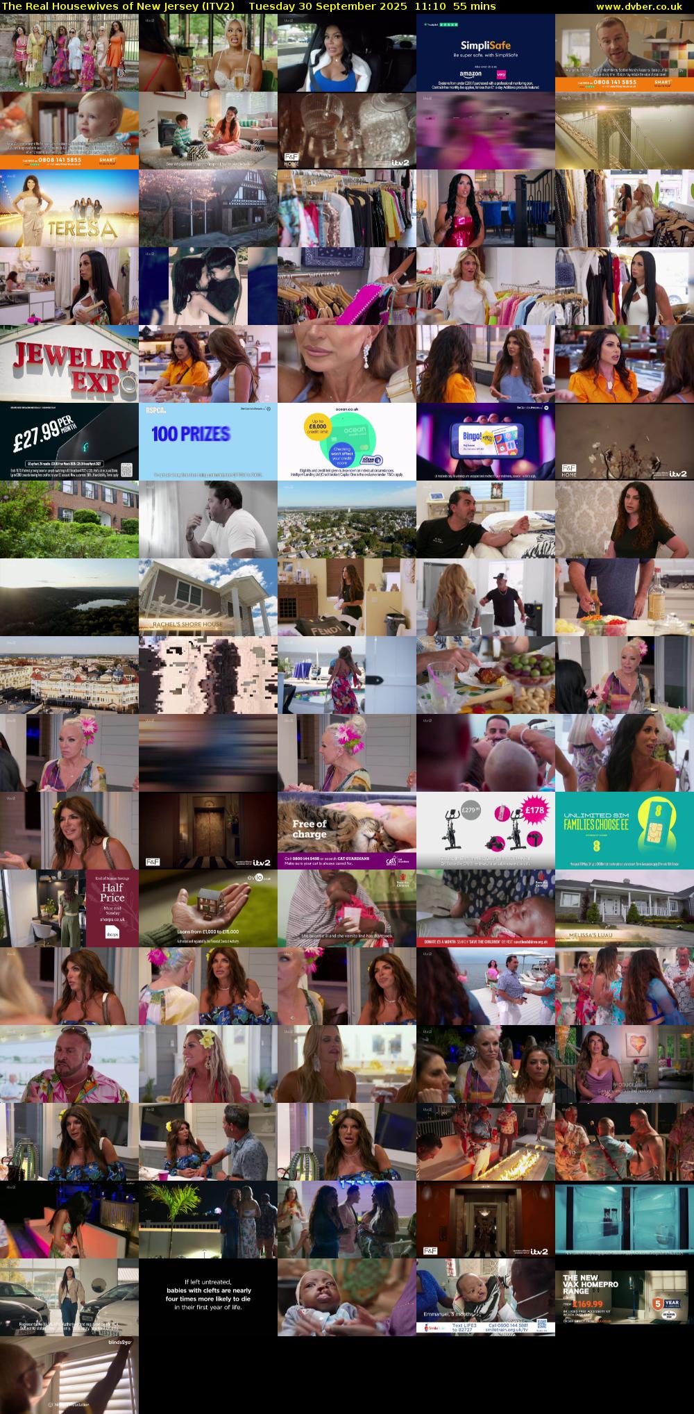 The Real Housewives of New Jersey (ITV2) Tuesday 30 September 2025 11:10 - 12:05