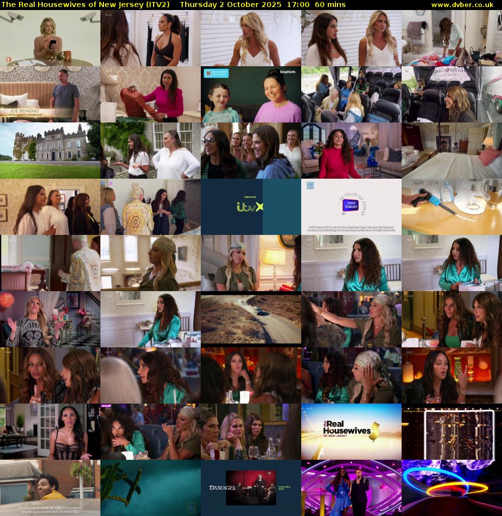 The Real Housewives of New Jersey (ITV2) Thursday 2 October 2025 17:00 - 18:00