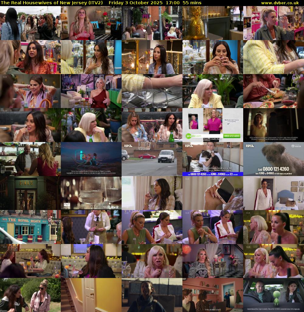 The Real Housewives of New Jersey (ITV2) Friday 3 October 2025 17:00 - 17:55