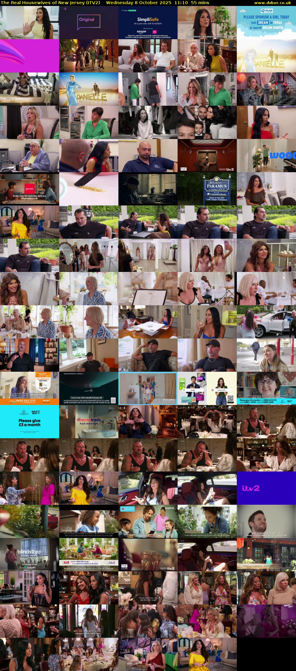 The Real Housewives of New Jersey (ITV2) Wednesday 8 October 2025 11:10 - 12:05