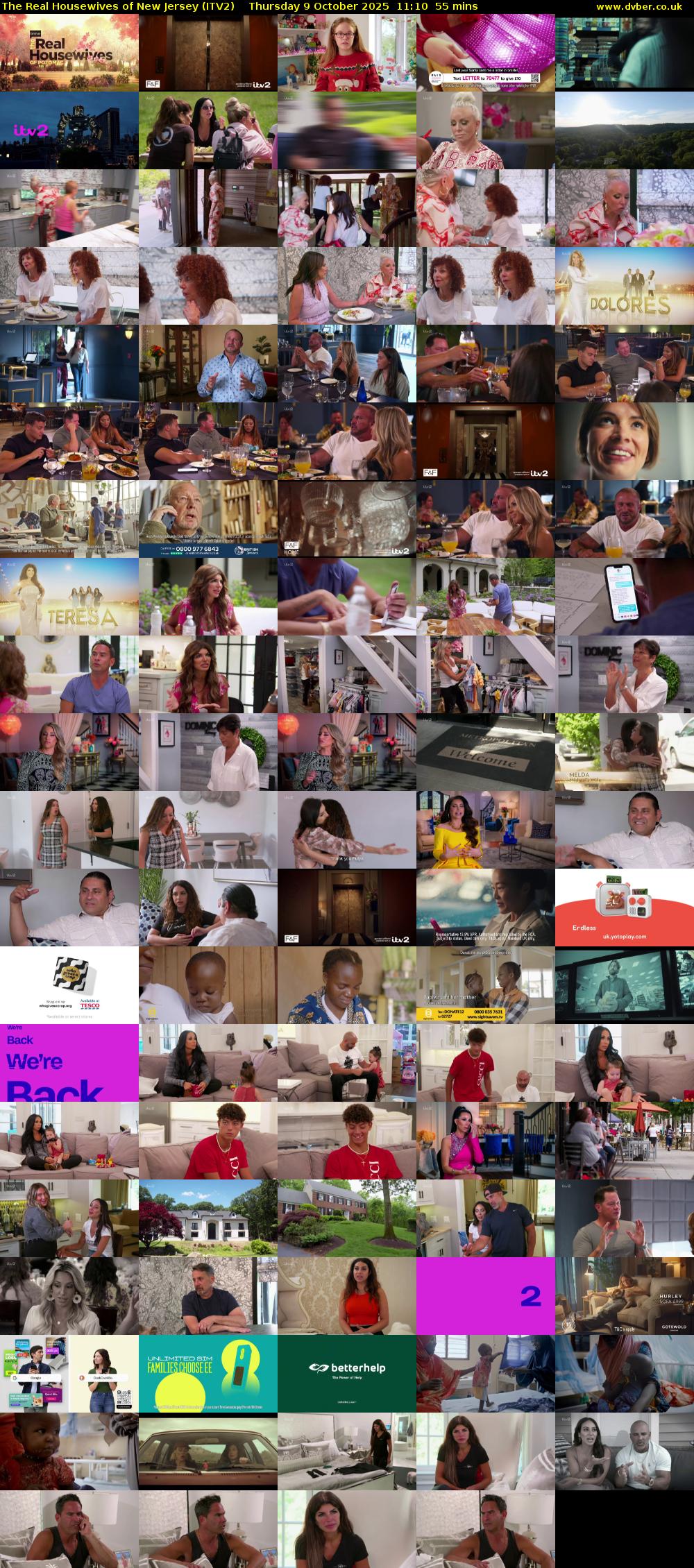 The Real Housewives of New Jersey (ITV2) Thursday 9 October 2025 11:10 - 12:05
