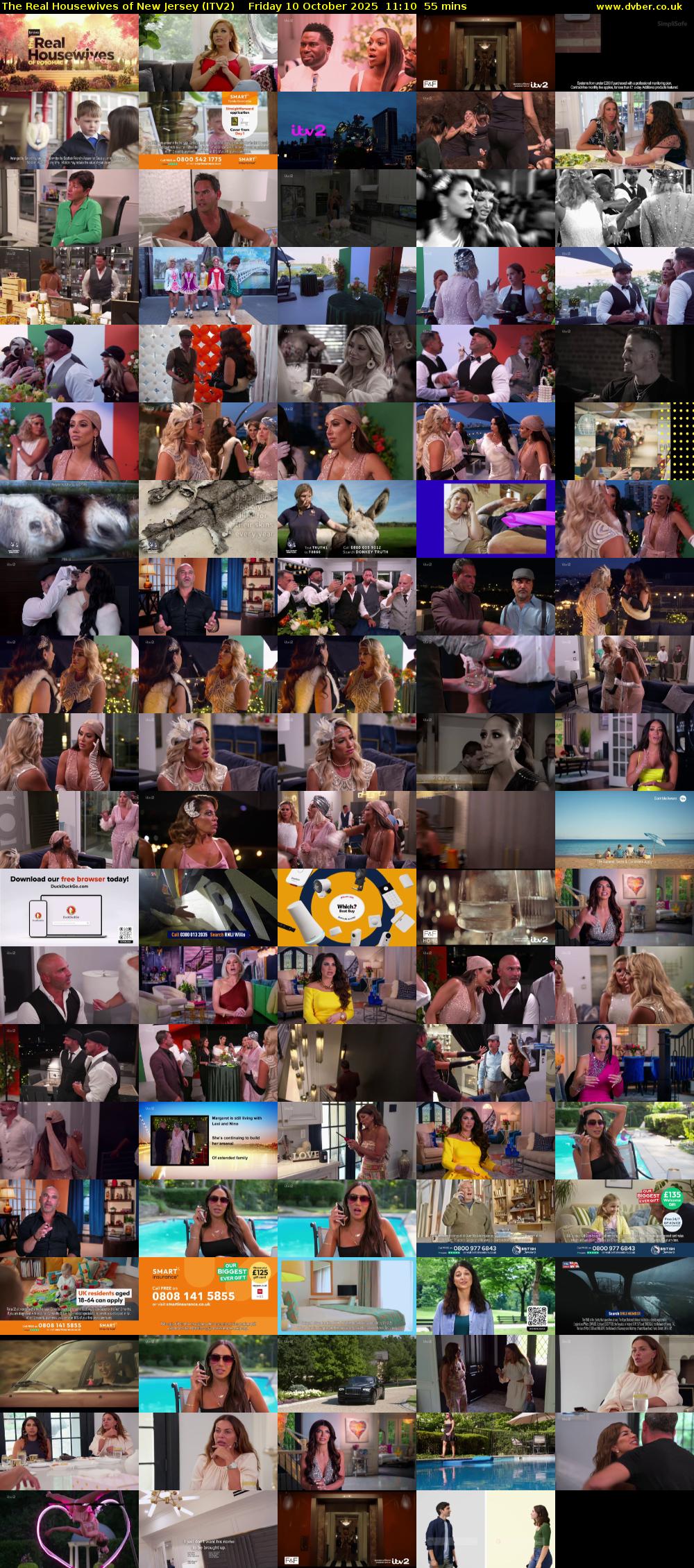 The Real Housewives of New Jersey (ITV2) Friday 10 October 2025 11:10 - 12:05