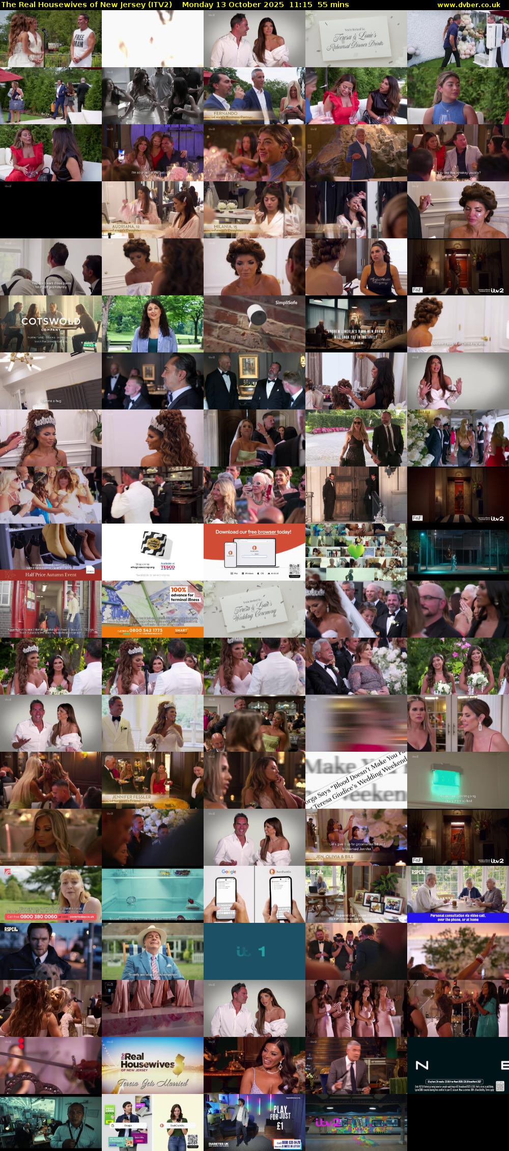 The Real Housewives of New Jersey (ITV2) Monday 13 October 2025 11:15 - 12:10