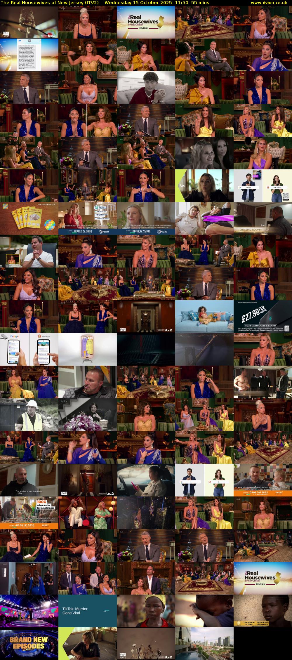 The Real Housewives of New Jersey (ITV2) Wednesday 15 October 2025 11:50 - 12:45