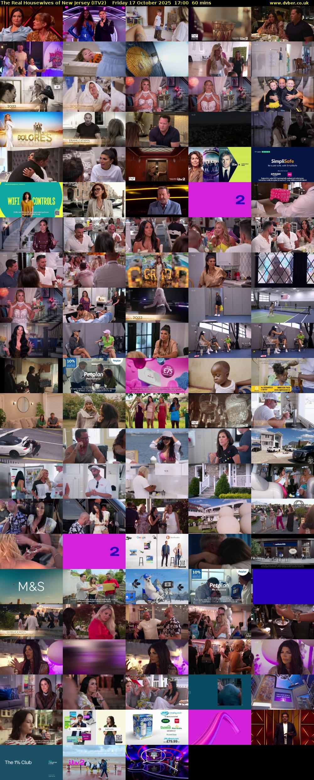 The Real Housewives of New Jersey (ITV2) Friday 17 October 2025 17:00 - 18:00