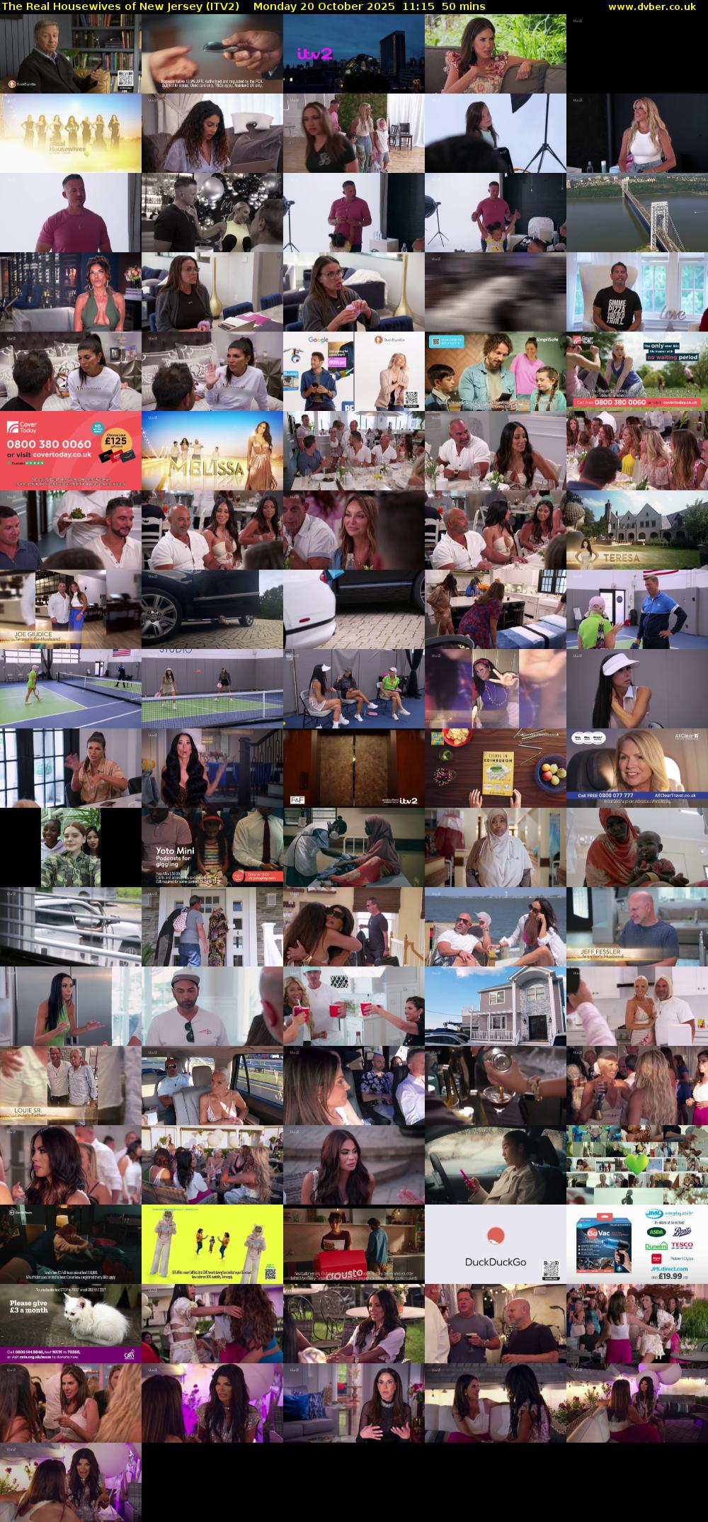 The Real Housewives of New Jersey (ITV2) Monday 20 October 2025 11:15 - 12:05