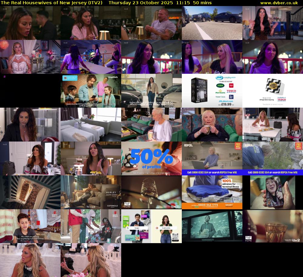The Real Housewives of New Jersey (ITV2) Thursday 23 October 2025 11:15 - 12:05