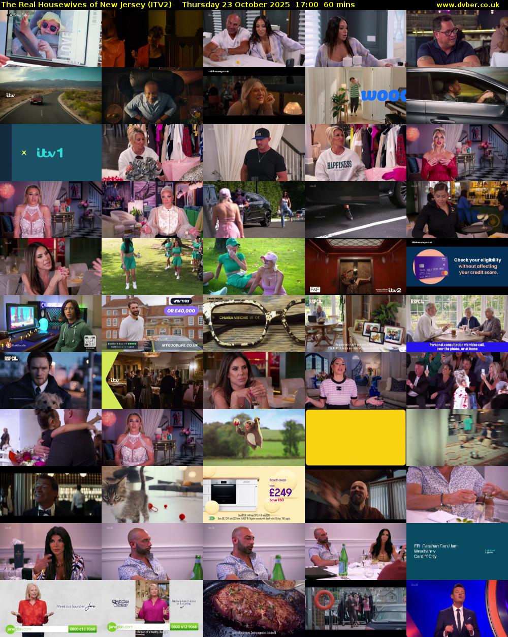 The Real Housewives of New Jersey (ITV2) Thursday 23 October 2025 17:00 - 18:00