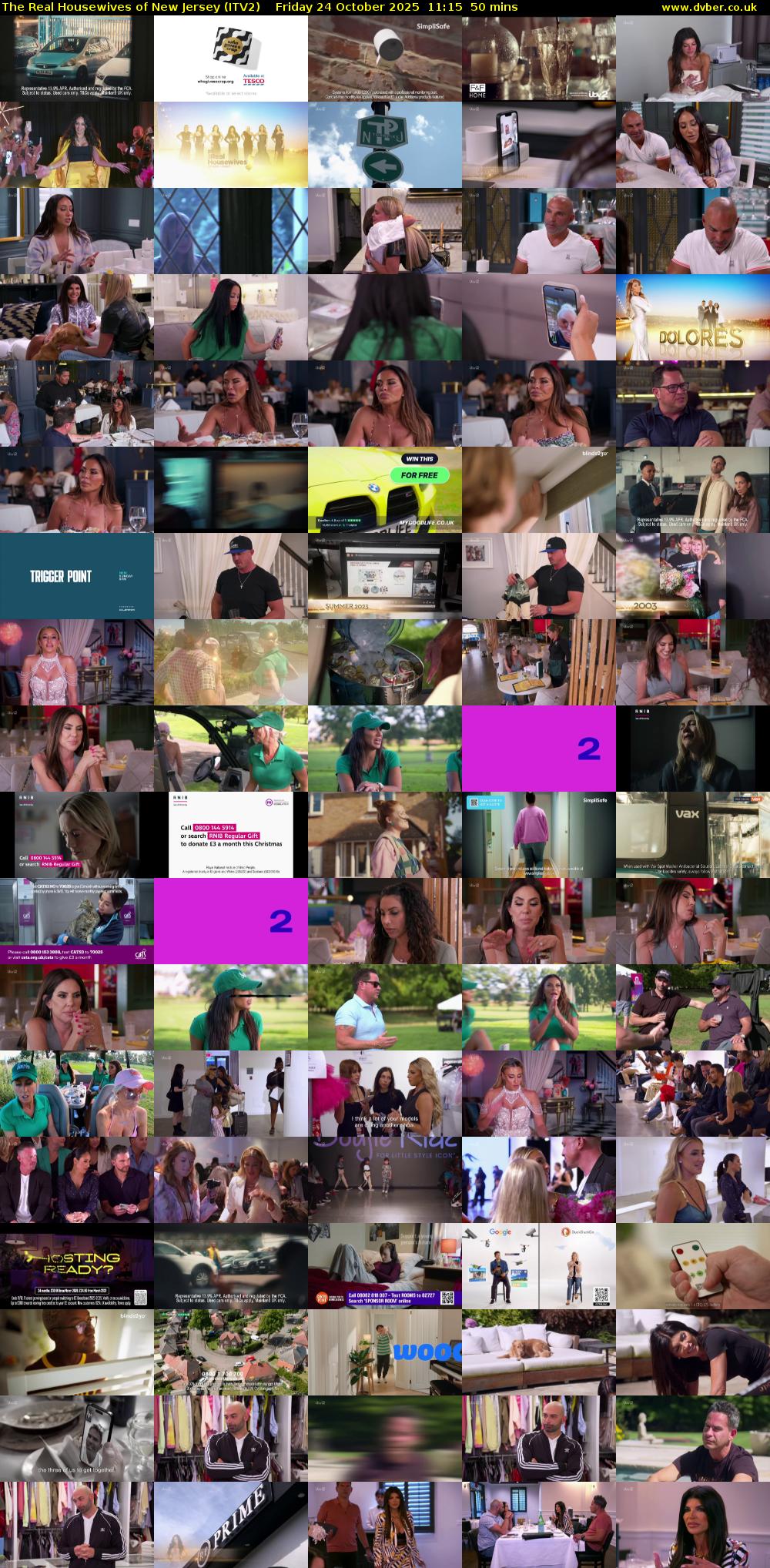 The Real Housewives of New Jersey (ITV2) Friday 24 October 2025 11:15 - 12:05