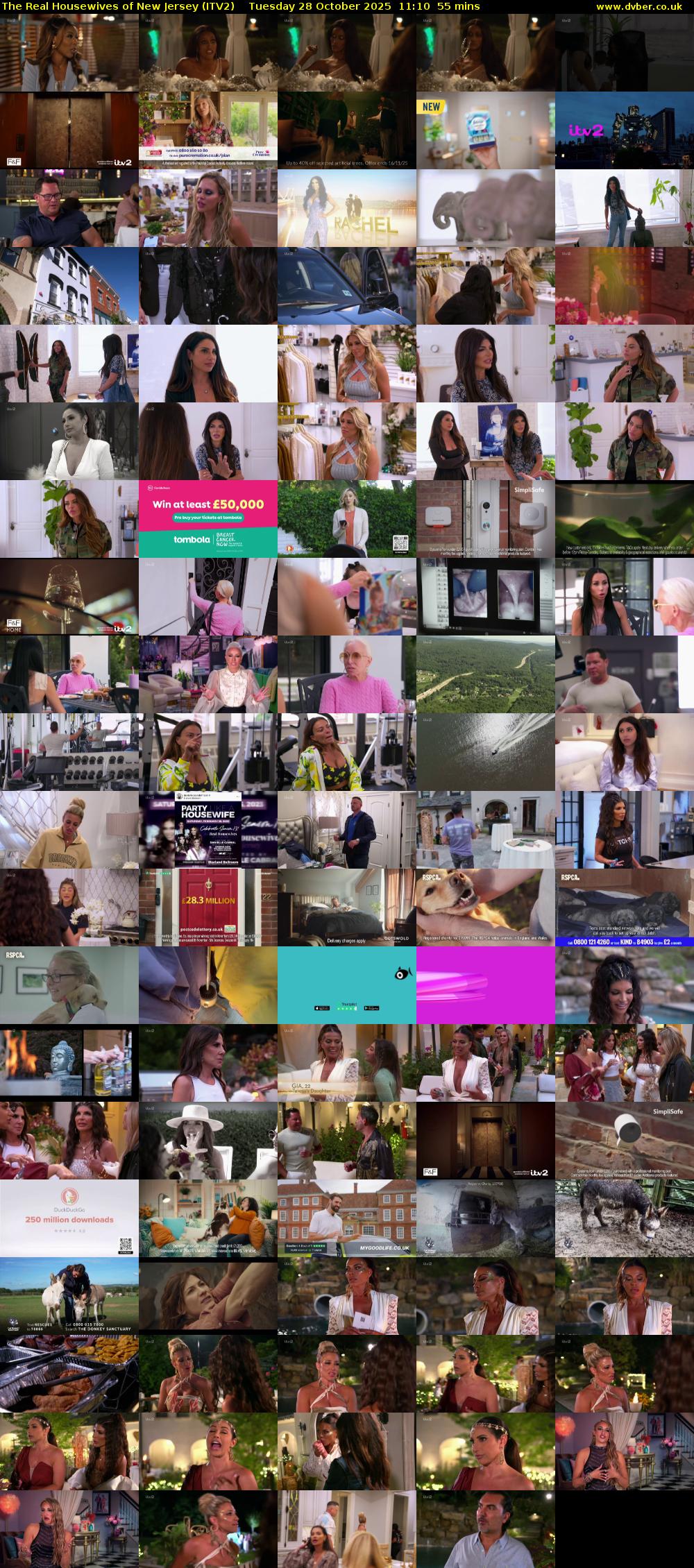 The Real Housewives of New Jersey (ITV2) Tuesday 28 October 2025 11:10 - 12:05