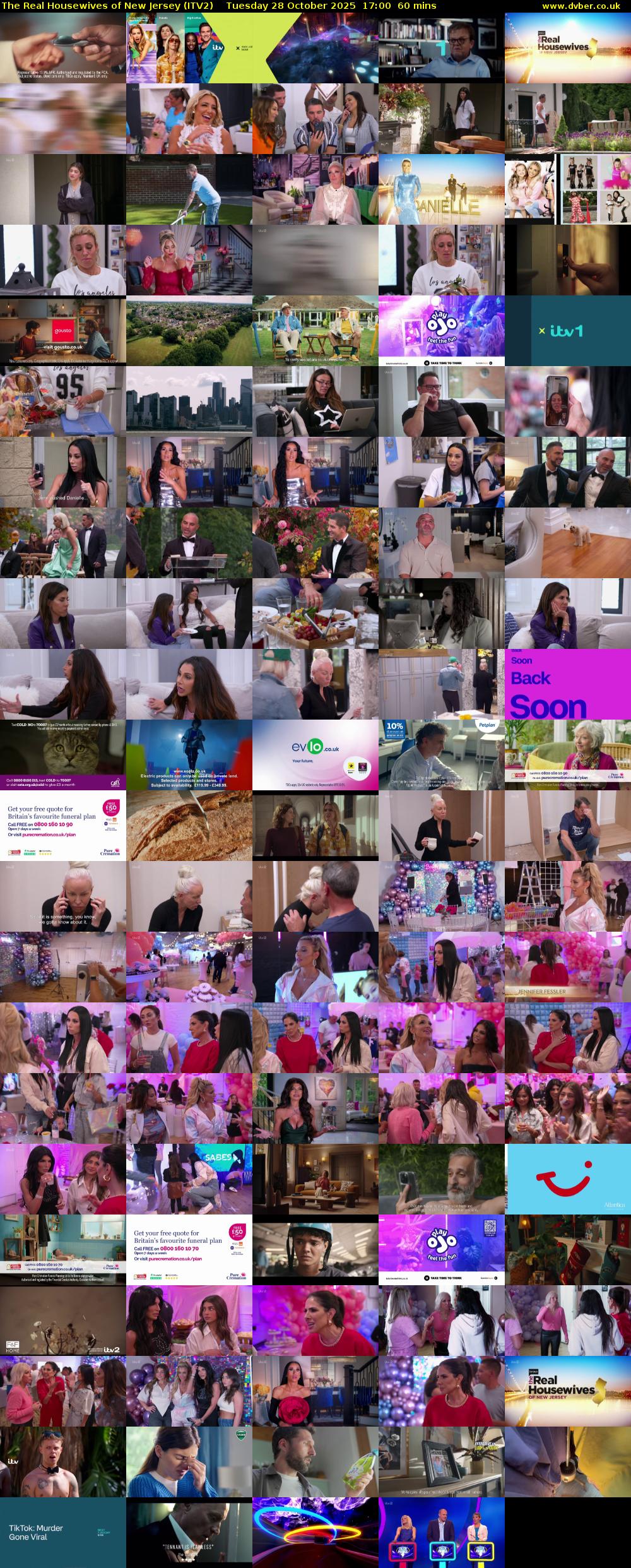 The Real Housewives of New Jersey (ITV2) Tuesday 28 October 2025 17:00 - 18:00