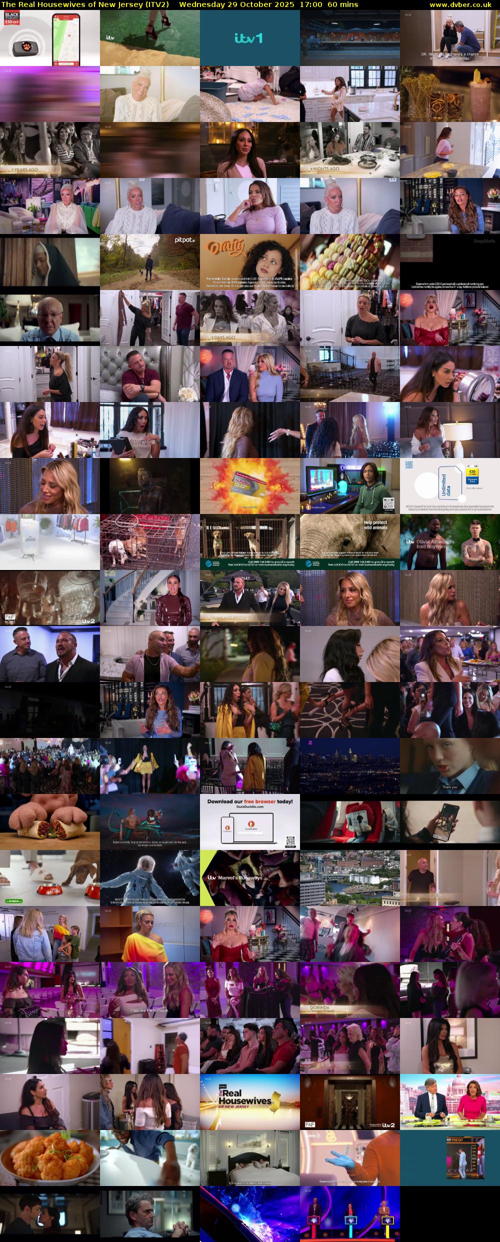 The Real Housewives of New Jersey (ITV2) Wednesday 29 October 2025 17:00 - 18:00