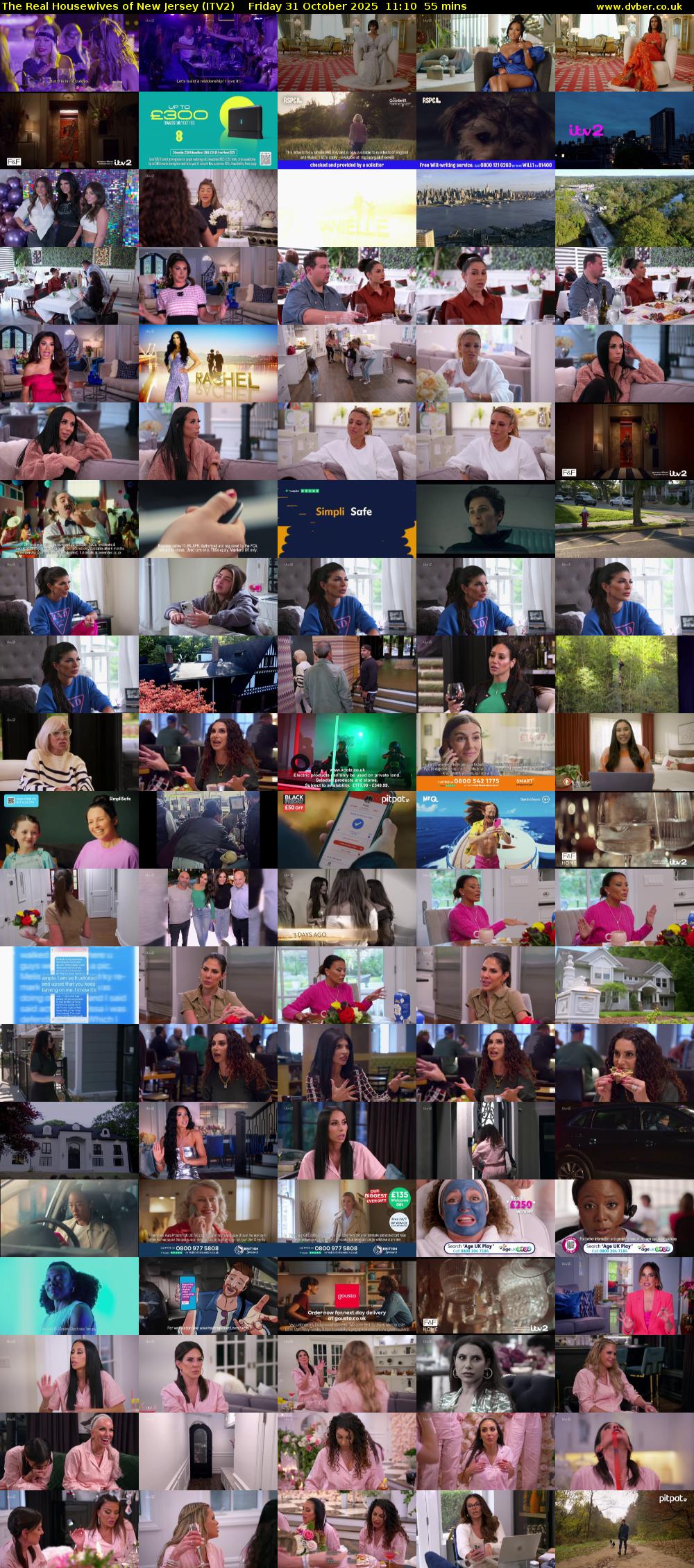 The Real Housewives of New Jersey (ITV2) Friday 31 October 2025 11:10 - 12:05