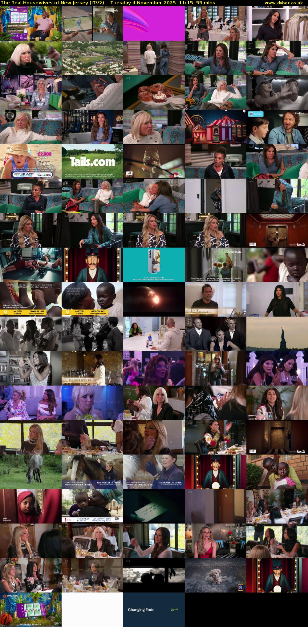 The Real Housewives of New Jersey (ITV2) Tuesday 4 November 2025 11:15 - 12:10