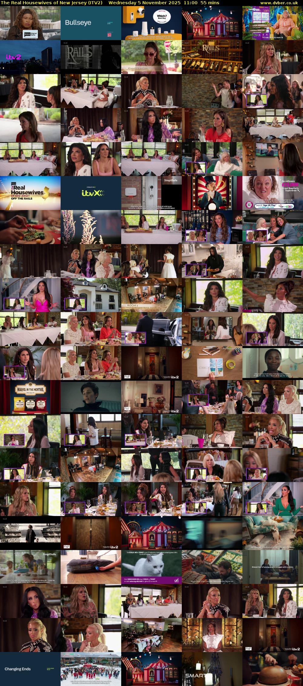 The Real Housewives of New Jersey (ITV2) Wednesday 5 November 2025 11:00 - 11:55