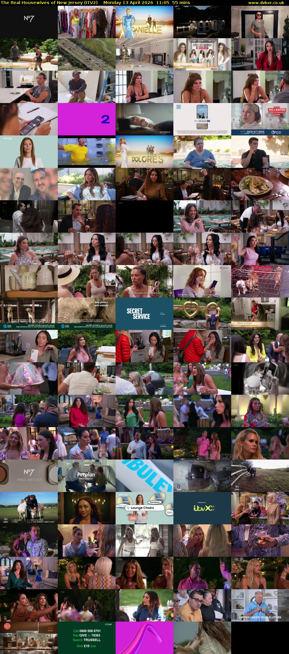 The Real Housewives of New Jersey (ITV2) Monday 13 April 2026 11:05 - 12:00