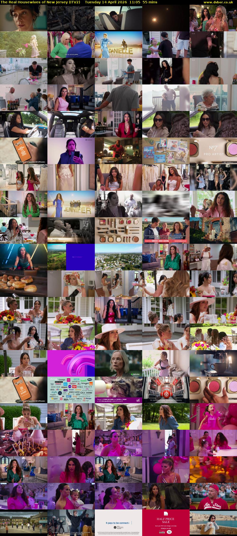 The Real Housewives of New Jersey (ITV2) Tuesday 14 April 2026 11:05 - 12:00