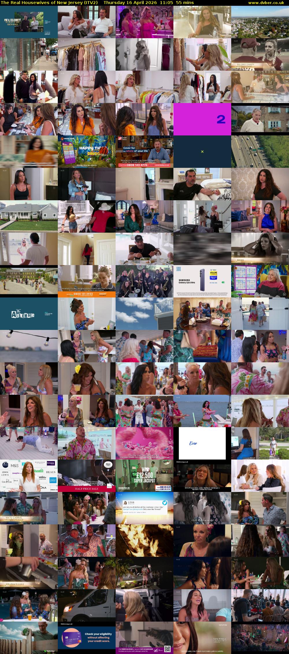 The Real Housewives of New Jersey (ITV2) Thursday 16 April 2026 11:05 - 12:00