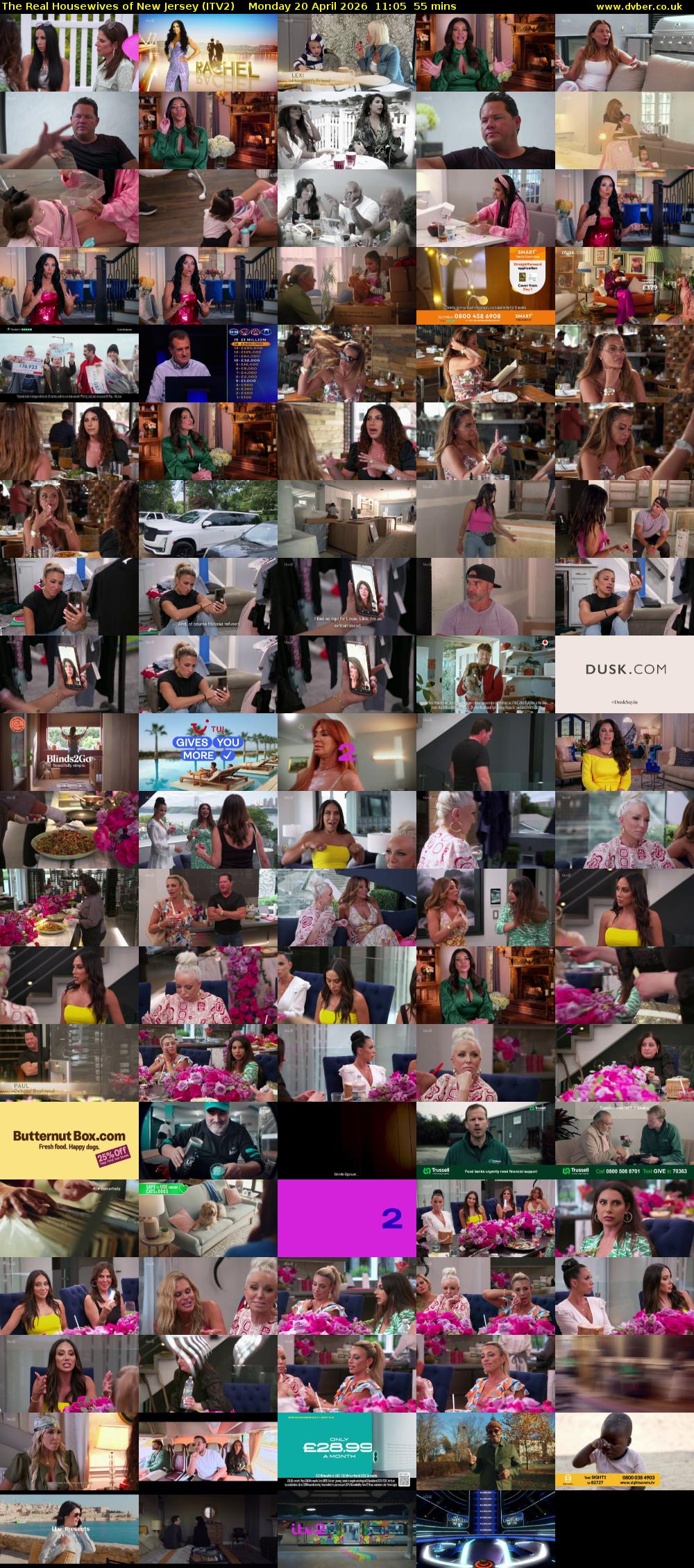 The Real Housewives of New Jersey (ITV2) Monday 20 April 2026 11:05 - 12:00