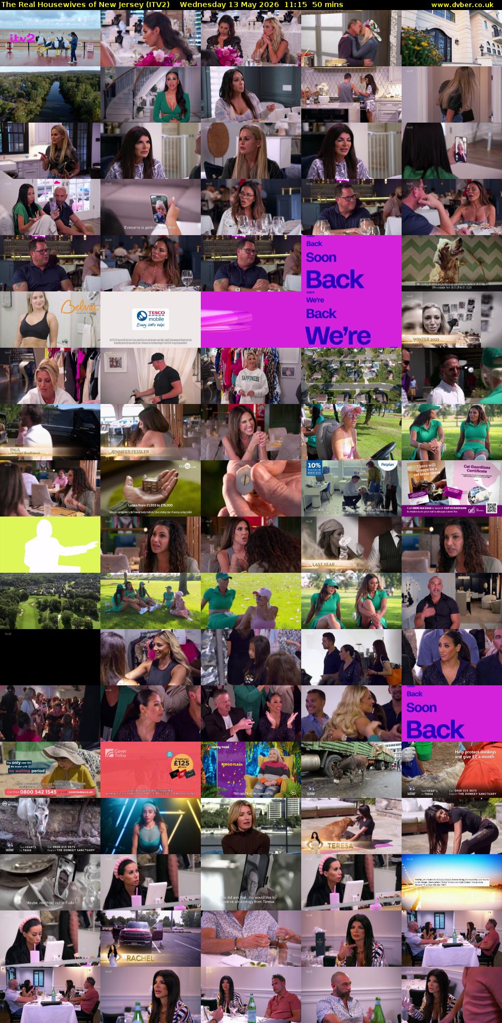 The Real Housewives of New Jersey (ITV2) Wednesday 13 May 2026 11:15 - 12:05