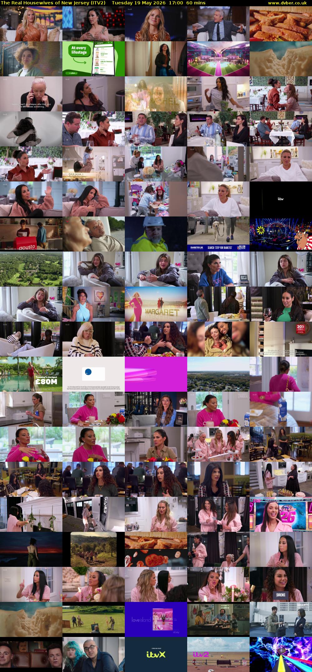 The Real Housewives of New Jersey (ITV2) Tuesday 19 May 2026 17:00 - 18:00
