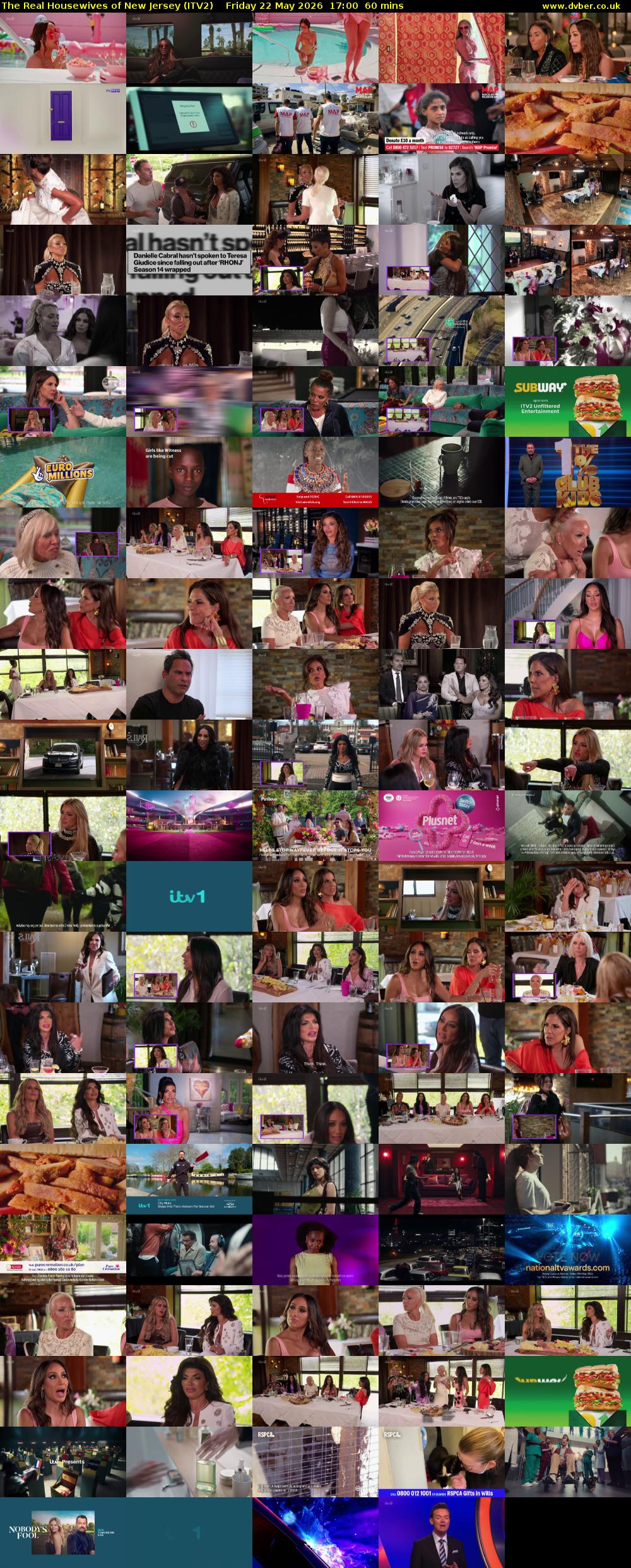 The Real Housewives of New Jersey (ITV2) Friday 22 May 2026 17:00 - 18:00