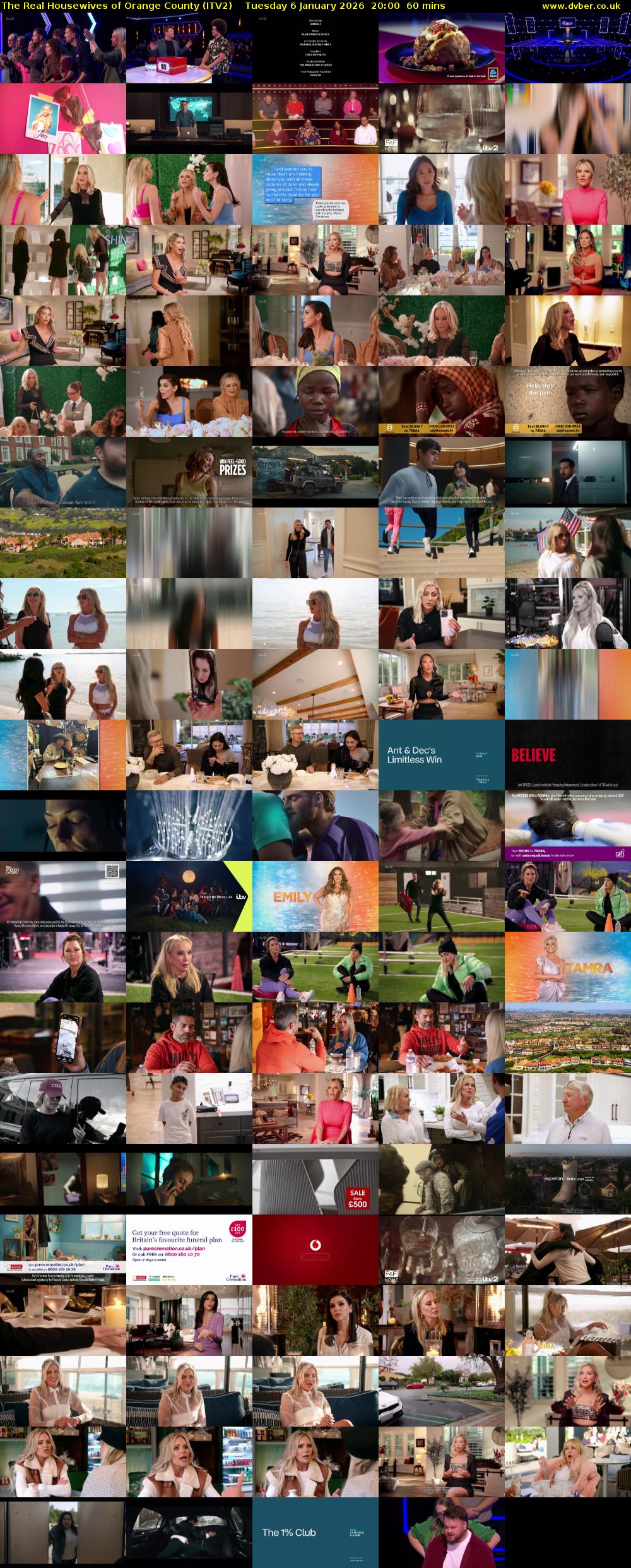 The Real Housewives of Orange County (ITV2) Tuesday 6 January 2026 20:00 - 21:00