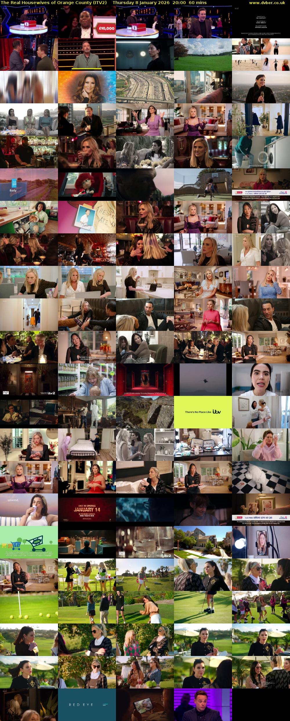 The Real Housewives of Orange County (ITV2) Thursday 8 January 2026 20:00 - 21:00
