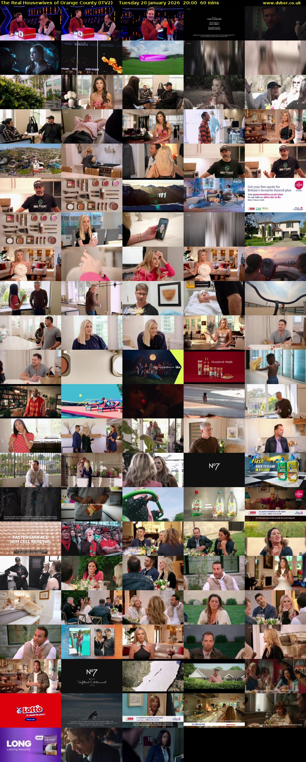 The Real Housewives of Orange County (ITV2) Tuesday 20 January 2026 20:00 - 21:00
