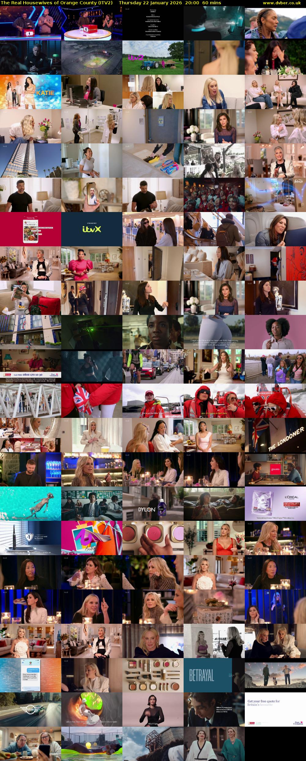 The Real Housewives of Orange County (ITV2) Thursday 22 January 2026 20:00 - 21:00