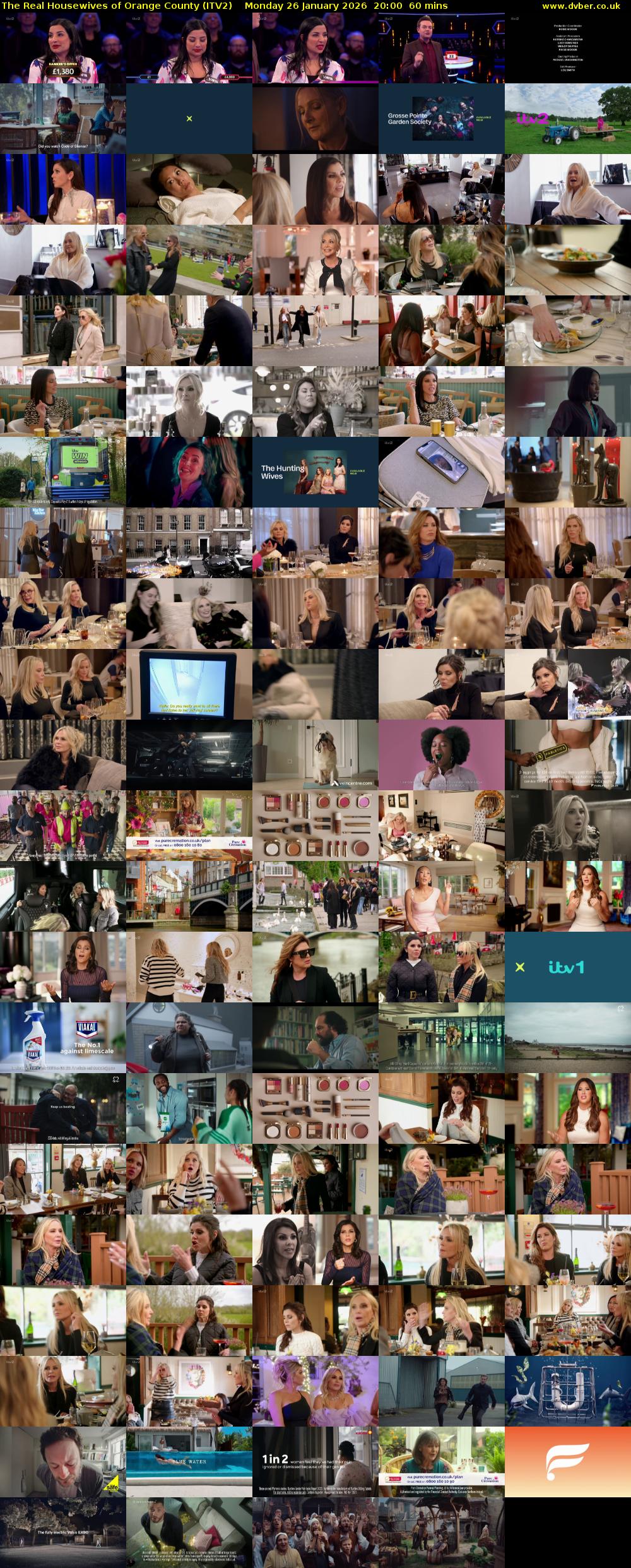 The Real Housewives of Orange County (ITV2) Monday 26 January 2026 20:00 - 21:00