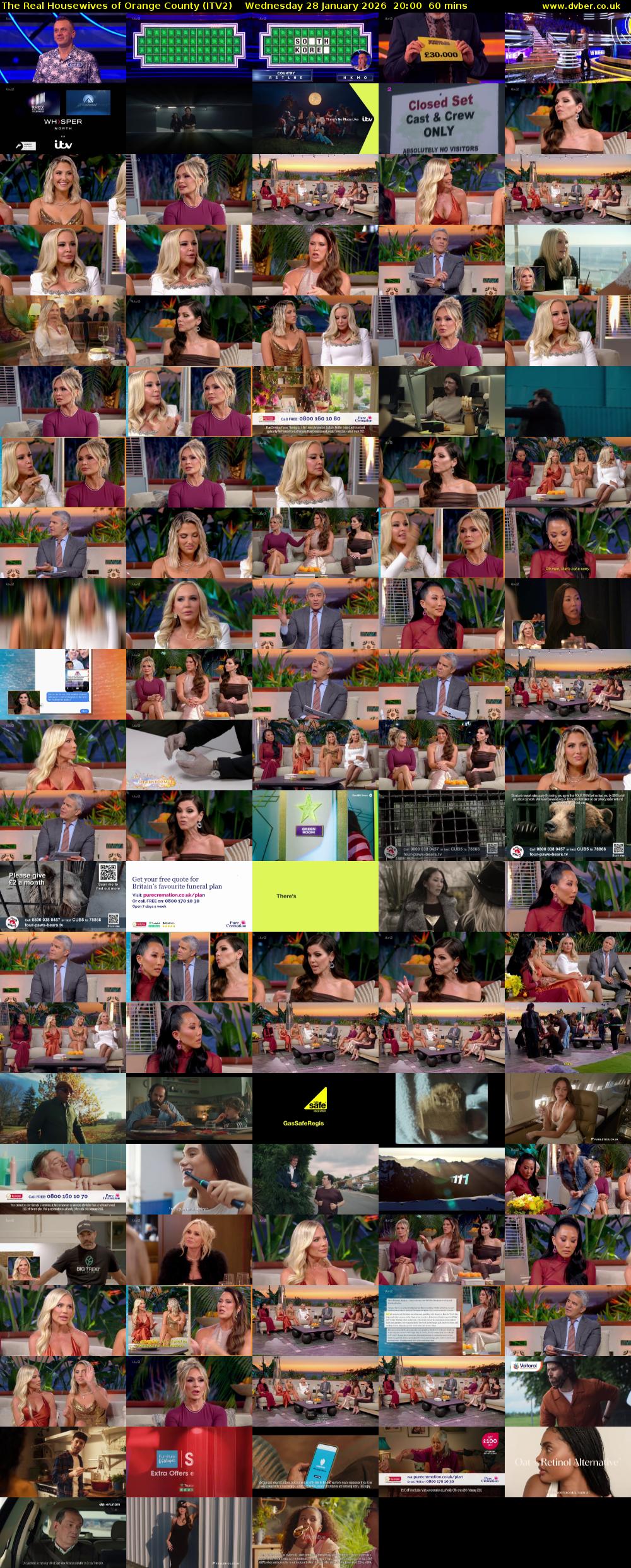 The Real Housewives of Orange County (ITV2) Wednesday 28 January 2026 20:00 - 21:00