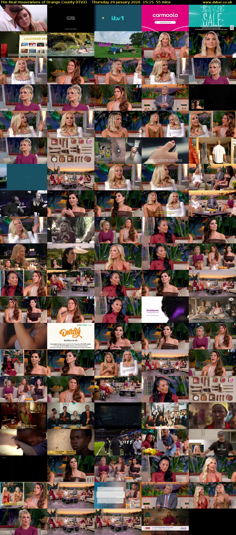 The Real Housewives of Orange County (ITV2) Thursday 29 January 2026 15:15 - 16:10