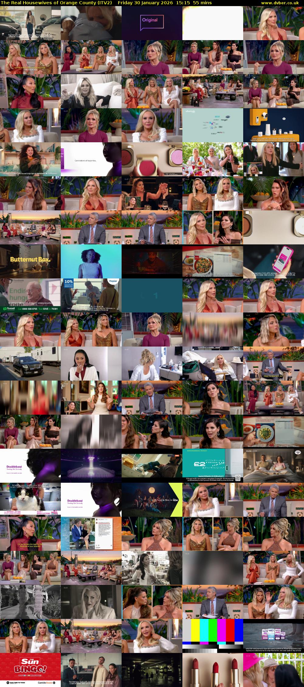 The Real Housewives of Orange County (ITV2) Friday 30 January 2026 15:15 - 16:10