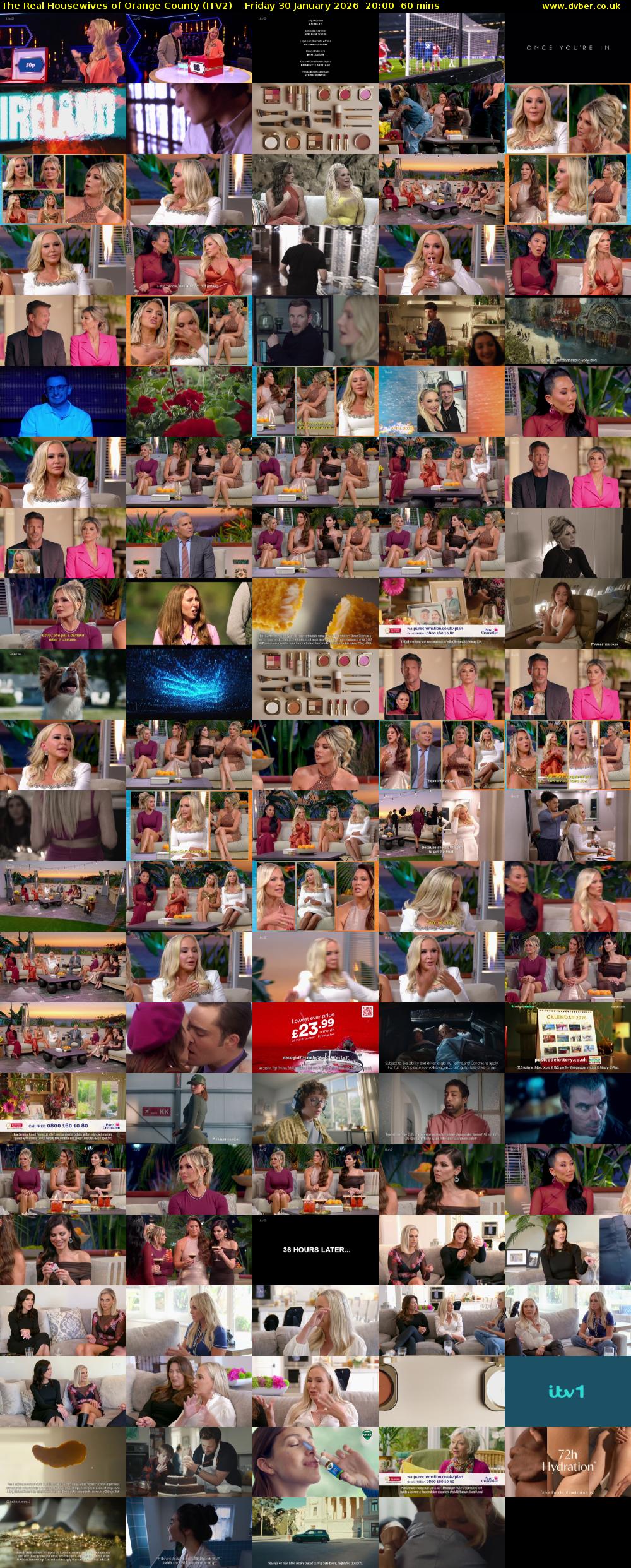 The Real Housewives of Orange County (ITV2) Friday 30 January 2026 20:00 - 21:00