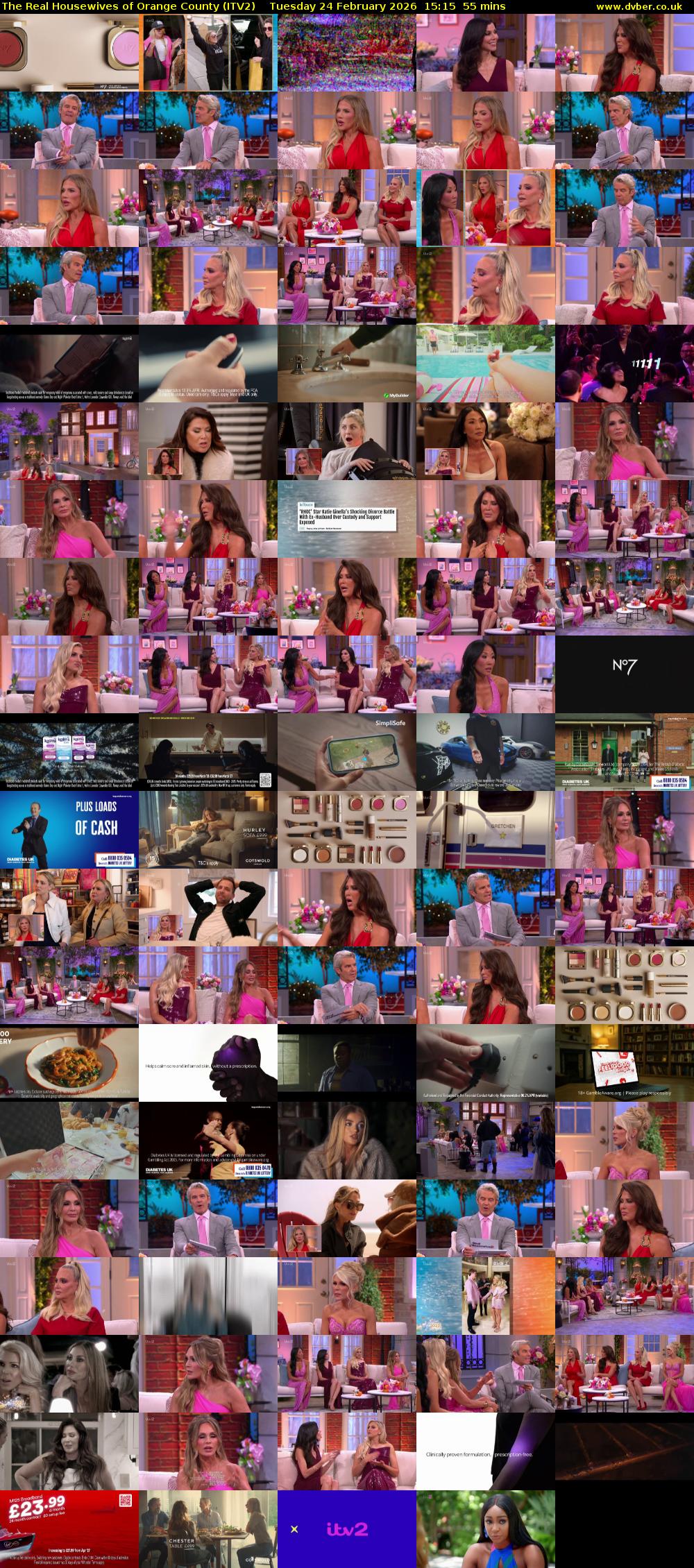 The Real Housewives of Orange County (ITV2) Tuesday 24 February 2026 15:15 - 16:10