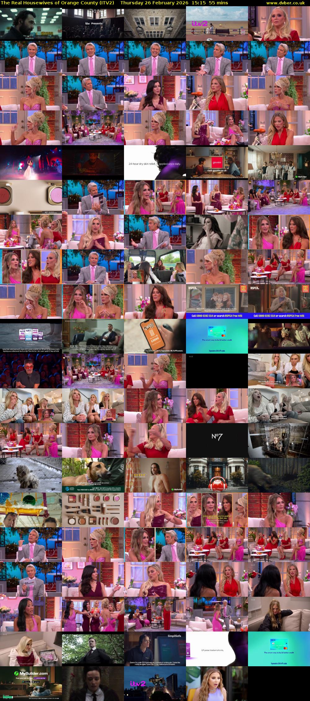 The Real Housewives of Orange County (ITV2) Thursday 26 February 2026 15:15 - 16:10