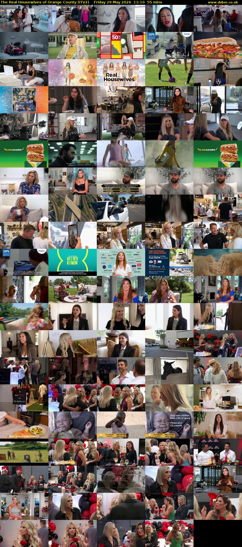 The Real Housewives of Orange County (ITV2) Friday 29 May 2026 11:10 - 12:05